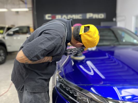 Photo of California Detailing - San Francisco, CA, US. Pesky swirls and spider webbing? We offer complimentary evaluations within our location for our superior paint correction services.