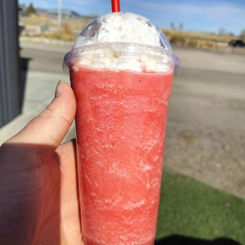 Coffee Cabin - Strawberry banana smoothie - Coffee & Tea Near Me - Parker, Colorado Coffee Cabin - Strawberry banana smoothie - Coffee & Tea Near Me - Parker, Colorado