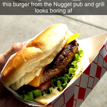 The Nugget Grill And Pub - The pub burger is actually really good esp. with chipotle barbecue sauce - American Near Me - Long Beach, California The Nugget Grill And Pub - The pub burger is actually really good esp. with chipotle barbecue sauce - American Near Me - Long Beach, California