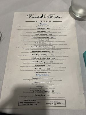 Menu photo 2 Daniel's Bistro Point Pleasant Beach, NJ Menu photo 2 Daniel's Bistro Point Pleasant Beach, NJ