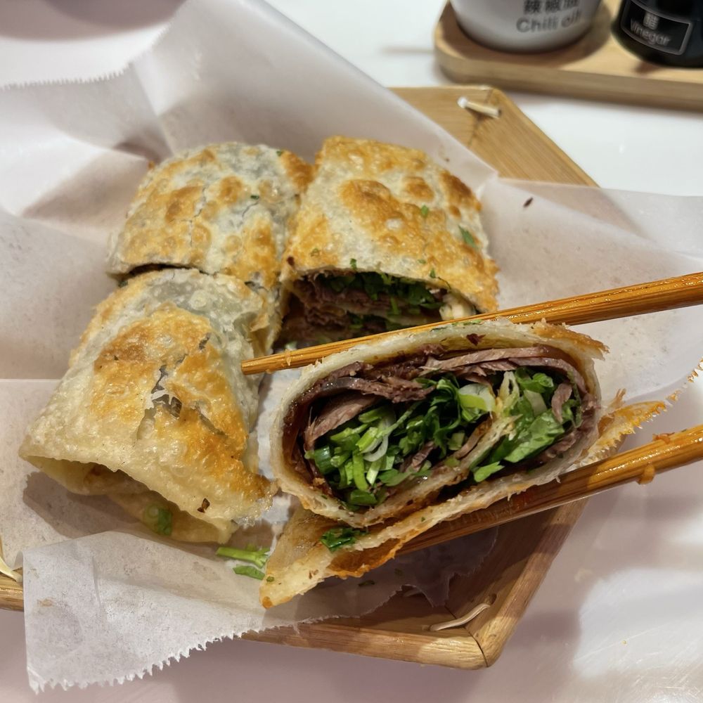 Noodle St - Beef Roll Pancake - Noodles Near Me - Eastvale, California Noodle St - Beef Roll Pancake - Noodles Near Me - Eastvale, California