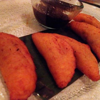 Oyamel - Butternut and Plantain Fritters Stuffed with Black Beans - Mexican Near Me - Washington, DC, District of Columbia Oyamel - Butternut and Plantain Fritters Stuffed with Black Beans - Mexican Near Me - Washington, DC, District of Columbia