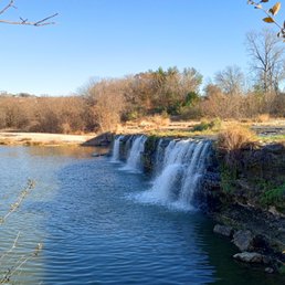 Well, it's not Niagara, but these falls are pleasant to see, hear, and relax nearby.