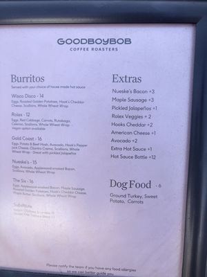 Menu photo 2 Goodboybob Coffee Roasters Santa Monica, CA