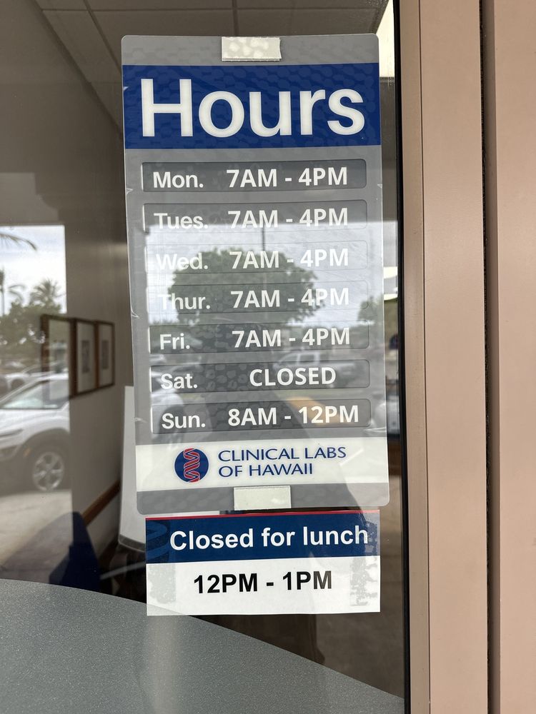 CLINICAL LABS OF HAWAII Updated August 2024 14 Reviews 590