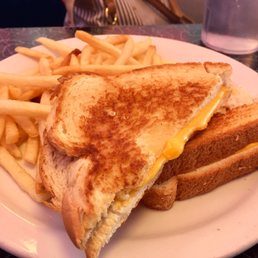 Kid's grilled cheese and fries Kid's grilled cheese and fries