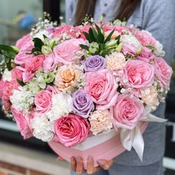 Gorgeous Heart-Shaped Mix Flower Box