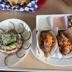 La Terraza - Fish ceviche and fish tacos