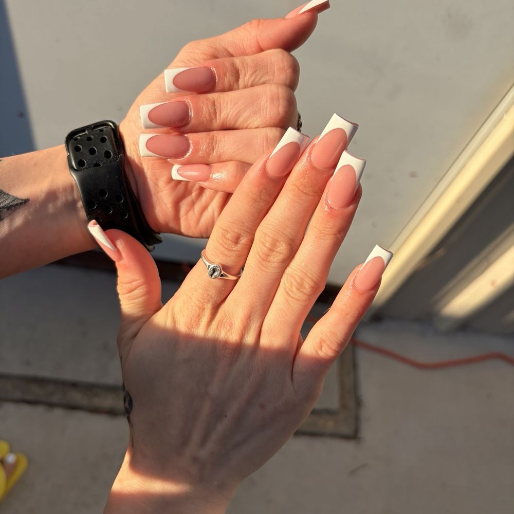 Garden Nails & Spa - French Tips Done by Emily - Nail Salons Near Me - Azle, Texas Garden Nails & Spa - French Tips Done by Emily - Nail Salons Near Me - Azle, Texas