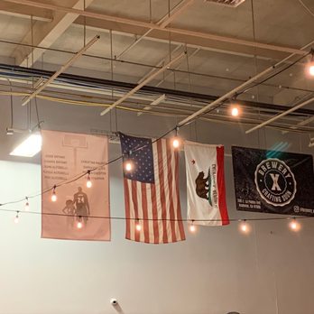 Brewery X - when Kobe & Gigi, along with the 7 others, passed away, they hung up this flag (haven't checked if it's still up) - Breweries Near Me - Anaheim, California