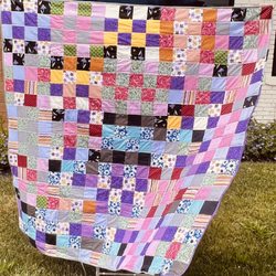 Umi's Comfort - Quilt class finished quilt.