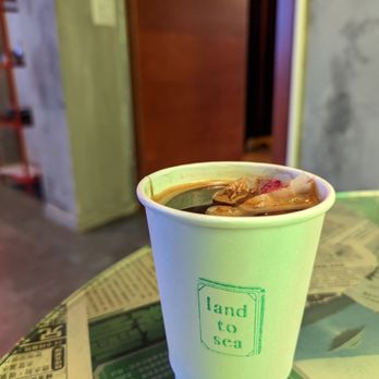 Land to Sea - Rosewater Americano - Coffee & Tea Near Me - Brooklyn, New York Land to Sea - Rosewater Americano - Coffee & Tea Near Me - Brooklyn, New York
