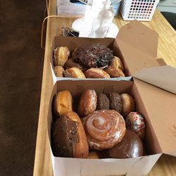 3D Donuts - $7 one day old donuts. Includes 2 free filled donuts. Cash only