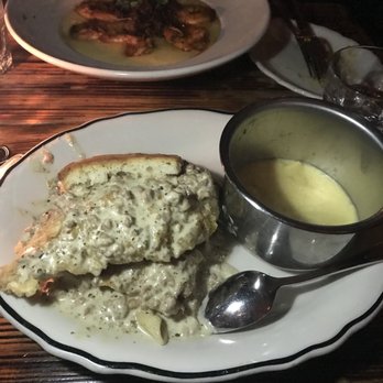 Jacob's Pickles - Sausage Gravy Smothered Chicken - Comfort Food Near Me - New York, New York Jacob's Pickles - Sausage Gravy Smothered Chicken - Comfort Food Near Me - New York, New York