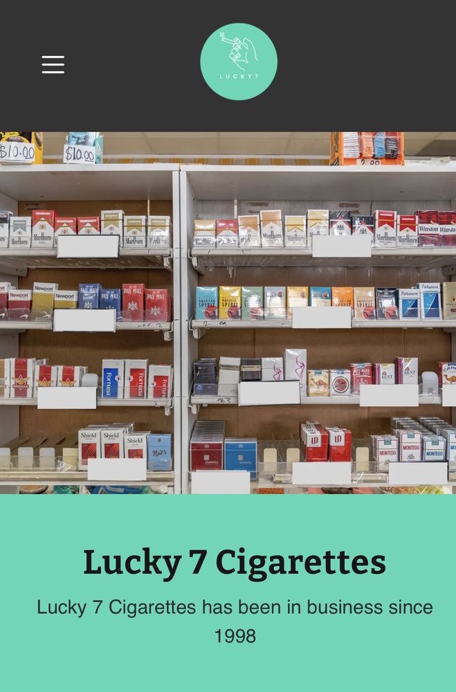 LUCKY 7 CIGARETTES Updated October 2024 717 E 12th St, Oakland