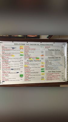Menu photo 4 Tacos El Rinconcito Tulsa, OK Menu photo 4 Tacos El Rinconcito Tulsa, OK