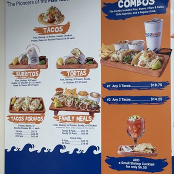 Taco Nazo - Menu - May 2026 - Mexican Near Me - Santa Ana, California