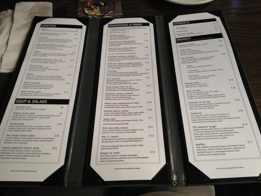 Menu photo 3 The Lamplighter Public House Vancouver, BC Menu photo 3 The Lamplighter Public House Vancouver, BC