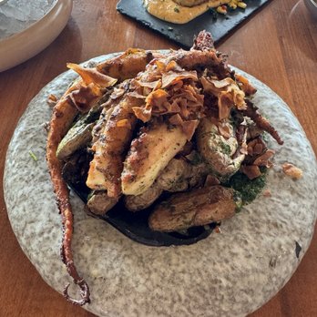 Rusty Pelican - Miami - Herb Marinated Grilled Octopus - Seafood Near Me - Key Biscayne, Florida