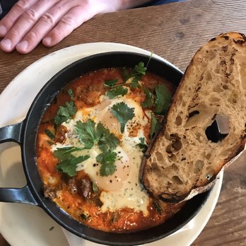 Gjelina - Moroccan eggs - New American Near Me - Venice, California