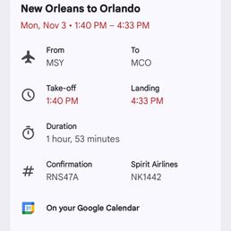Shows the flight i booked and they confirmed Shows the flight i booked and they confirmed
