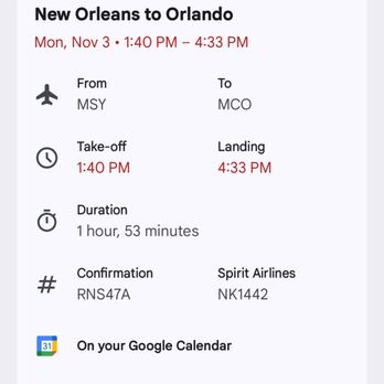 Spirit Airlines - Shows the flight i booked and they confirmed - Airlines Near Me - Dallas, Texas Spirit Airlines - Shows the flight i booked and they confirmed - Airlines Near Me - Dallas, Texas
