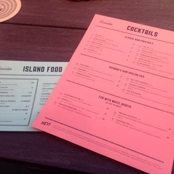 Ricardo's Hideaway - Menus - Caribbean Near Me - Calgary, Alberta