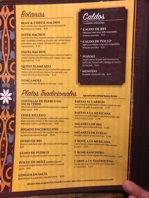 Menu photo 5 Cuquita's Restaurant Garland, TX