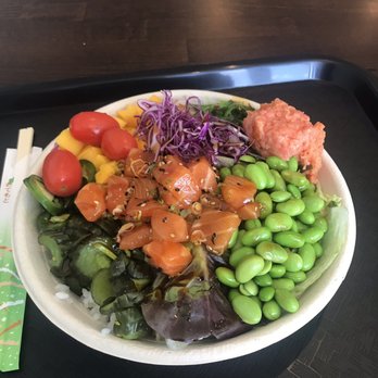 Poke Fresh - Salmon and Spicy Tuna poke - Poke Near Me - Elkridge, Maryland Poke Fresh - Salmon and Spicy Tuna poke - Poke Near Me - Elkridge, Maryland