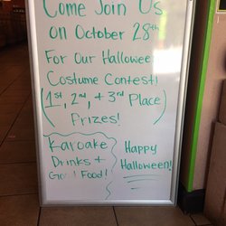 Fiesta Mexican Restaurant - Come and enjoy with us October 28 karaoke special drinks  we want to see everybody at fiesta Mexican restaurant