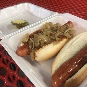 Galloping Hill Inn - Plain Dog and Chili dog with onion - Burgers Near Me - Union, New Jersey