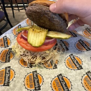 Bad Daddy's Burger Bar - Classic Burger, no cheese - Burgers Near Me - Huntsville, Alabama Bad Daddy's Burger Bar - Classic Burger, no cheese - Burgers Near Me - Huntsville, Alabama