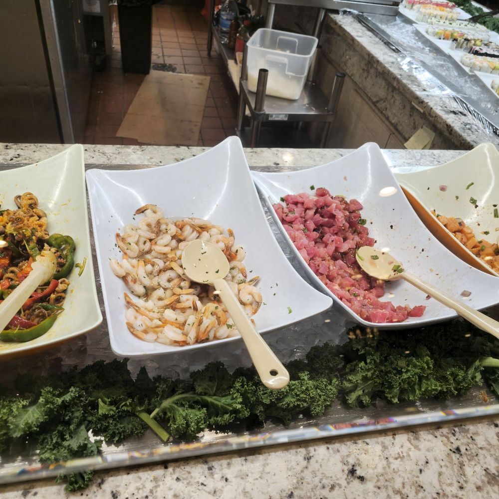 Four Seasons Buffet - Baby octopus, shrimp, tuna, salmon - Buffets Near Me - Cerritos, California Four Seasons Buffet - Baby octopus, shrimp, tuna, salmon - Buffets Near Me - Cerritos, California
