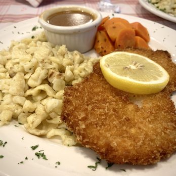 Schmankerl Stube - Wiener schnitzel with spaetzel - German Near Me - Hagerstown, Maryland Schmankerl Stube - Wiener schnitzel with spaetzel - German Near Me - Hagerstown, Maryland