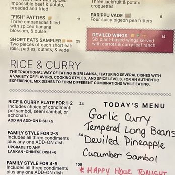 Mirisata - Menu - Sri Lankan Near Me - Portland, Oregon Mirisata - Menu - Sri Lankan Near Me - Portland, Oregon