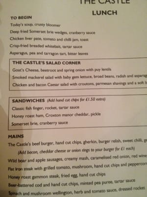 Menu photo 3 The Castle London, XGL