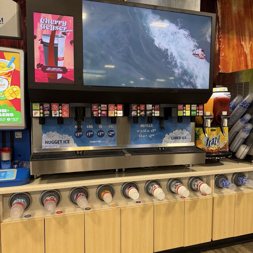 Maverik Adventure's First Stop - Fountain setup - Gas Stations Near Me - Sandy, Utah Maverik Adventure's First Stop - Fountain setup - Gas Stations Near Me - Sandy, Utah