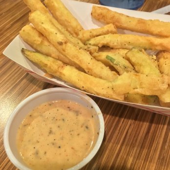 Jimmy Hula's - Zucchini fries with delicious lava sauce! - Seafood Near Me - Winter Park, Florida