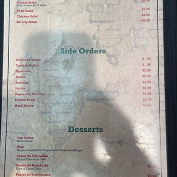 Los Jarrones - Menu - Mexican Near Me - El Paso, Texas