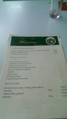 Menu photo 1 Macarena Seville, SE