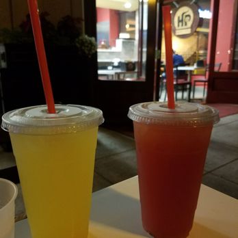 Lazeez Eats - Pineapple drink and BlackBerry drink - Mediterranean Near Me - Anaheim, California