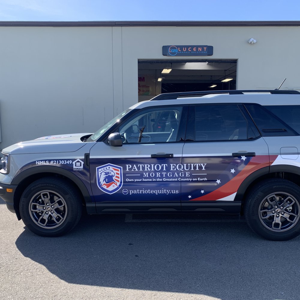 Lucent Graphic Solutions designed and installed this partial wrap on the new Ford Broncho advertising my business.  Thanks Edmund!