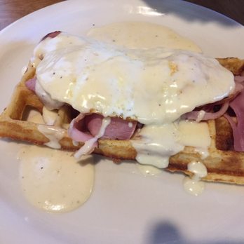 The Peach Cafe - Eggs Benedict - New American Near Me - Monrovia, California