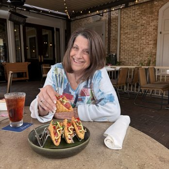 Tommy Bahama Restaurant & Bar - Drives in from Houston just to get these tuna tacos ! They are amazing !! - Seafood Near Me - The Woodlands, Texas Tommy Bahama Restaurant & Bar - Drives in from Houston just to get these tuna tacos ! They are amazing !! - Seafood Near Me - The Woodlands, Texas