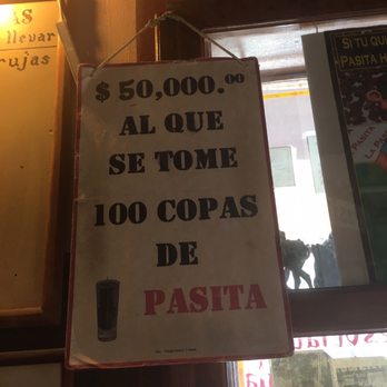 La Pasita - 100 shots in 2 hours and they'll pay you 50,000 pesos - Dive Bars Near Me - Puebla, PUE