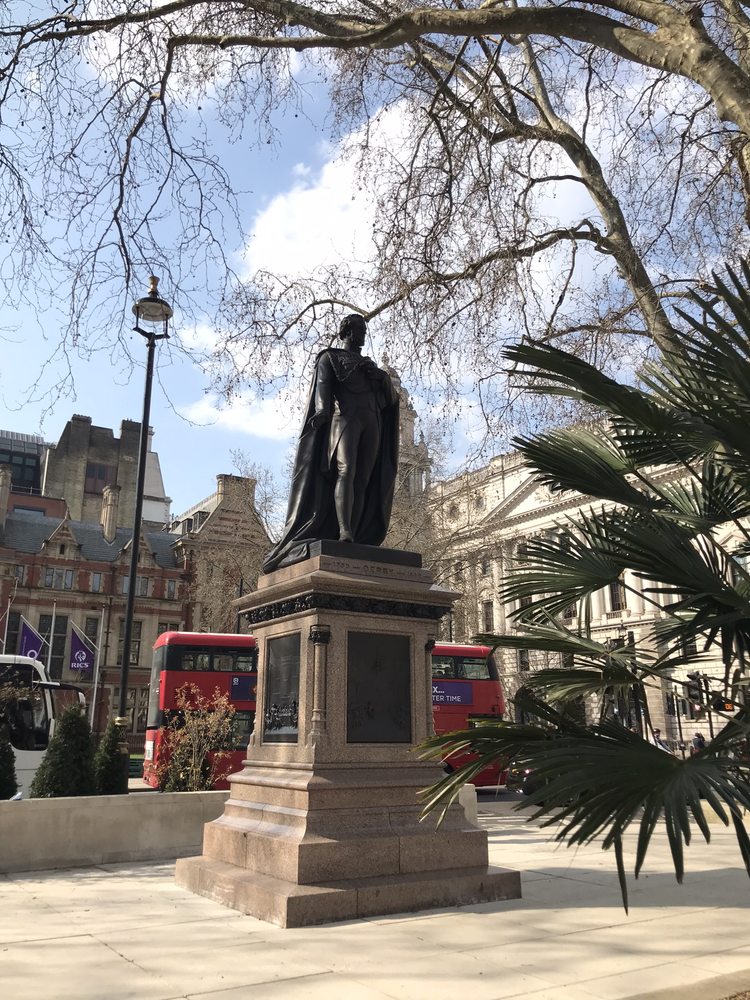 SIR ROBERT PEEL STATUE Updated April 2024 Parliament Sq, London