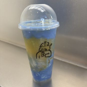Heytea - Coconut Mango Blue - Bubble Tea Near Me - Daly City, California