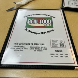 Menu Menu
