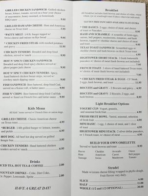 Menu photo 1 Hightower Café Olathe, CO