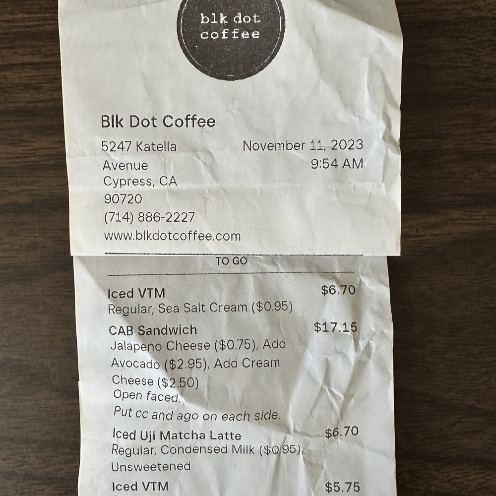 Blk Dot Coffee - Breakfast & Brunch Near Me - Cypress, California Blk Dot Coffee - Breakfast & Brunch Near Me - Cypress, California